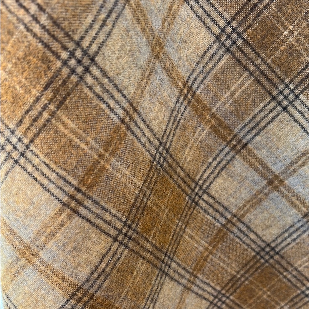 Vintage 90s Ann Taylor Wool Plaid Skirt // 6P - Picture 4 of 4